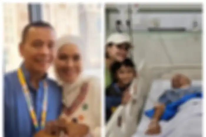Ayah Rozak dilarikan ke rumah sakit, Ayu Ting Ting langsung jenguk ayahnya bersama sang putri, Umi Kalsum pun panjatkan doa kesembuhan untuk suaminya.