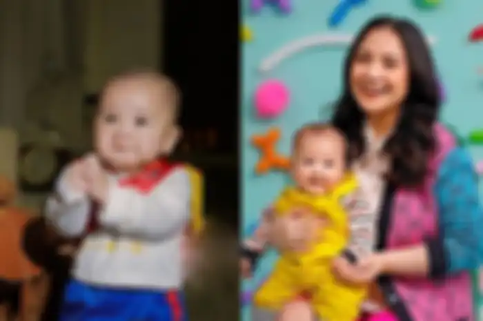 Rayyanza Malik Ahmad dan Nagita Slavina