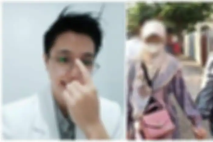 Kolase foto Erayani alias Ahnaf Arrafif dan Mawar (bukan nama sebenarnya)