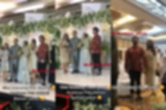 Kaesang Pangarep gandeng Erina Gudono ke kondangan. 