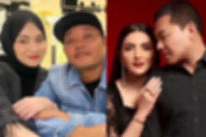 Kolase foto Nathalie Holscher-Sule, Ashanty-Anang Hermansyah
