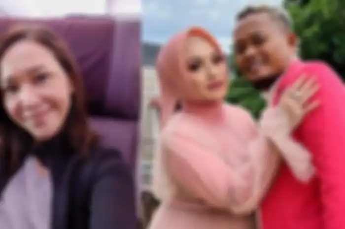 Maia Estianty (kiri) Sule dan Nathalie Holscher (kanan).