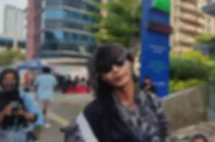 Bonge salah satu remaja yang viral berkat fenomena 'Citayam Fashion Week'.