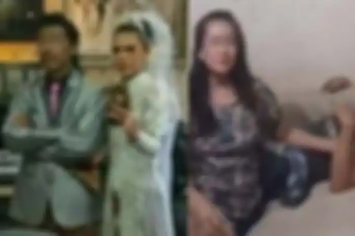 Seorang suami cengar-cengir saat terciduk istri sah sedang bersama selingkuhan di kamar anaknya.