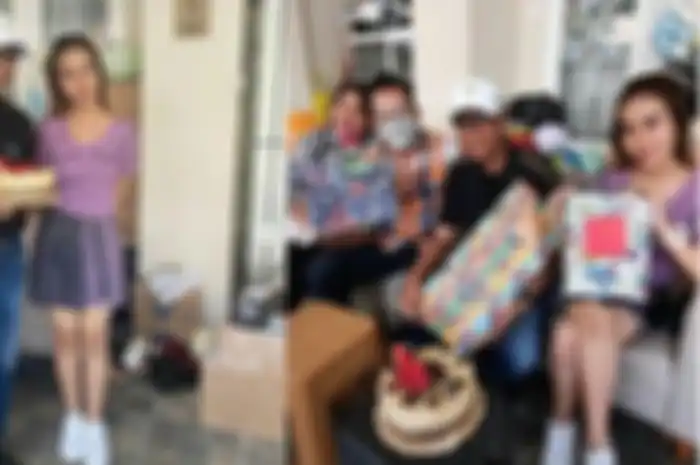 Doddy Sudrajat dan Mayang datangi kediaman Haji Faisal buat rayakan ulang tahun Gala Sky ke-2, Kamis (14/7/2022). 