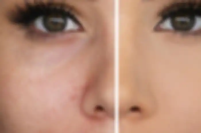 Ilustrasi tips makeup buat samarkan pori besar biar flawless kayak pakai filter
