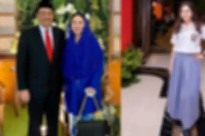 Penampilan Happy Djarot saat  hadiri pesta ulang tahun Ussy Sulistiawaty.