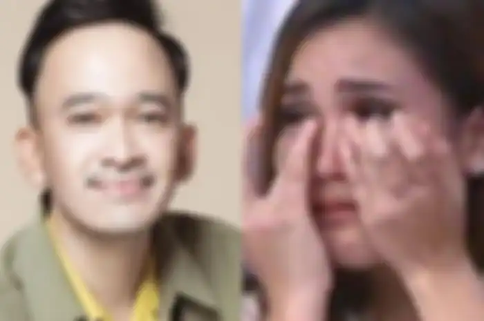 Kolase foto Ruben Onsu dan Ayu Ting Ting