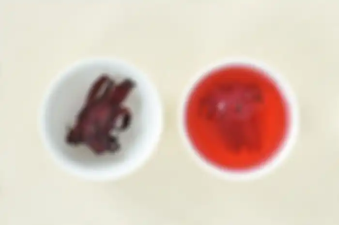 Ilustrasi teh rosella 