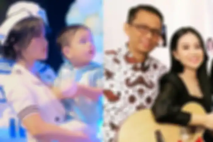 Kolase foto Gala Sky bersama Fuji dan Doddy Sudrajat bersama Mayang 