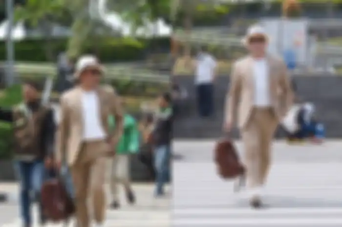 Potret Ridwan Kamil catwalk di Citayam Fashion Show
