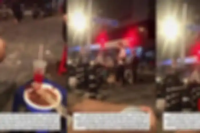 Viral seorang penjual makanan pungut lagi tusuk sate bekas.