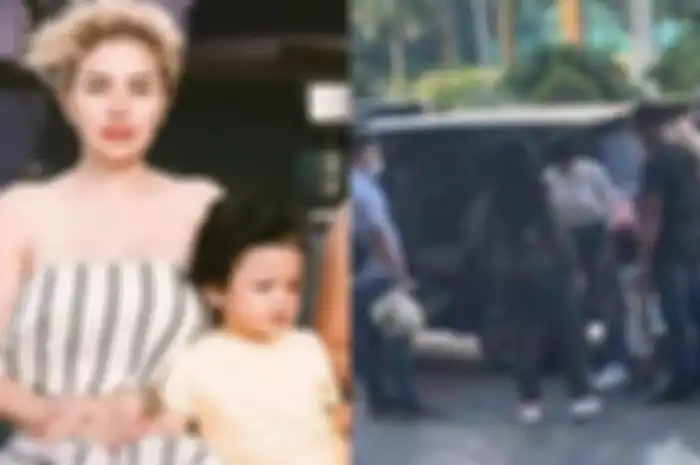 Arkana menangis saat Nikita Mirzani dijemput paksa oleh polisi