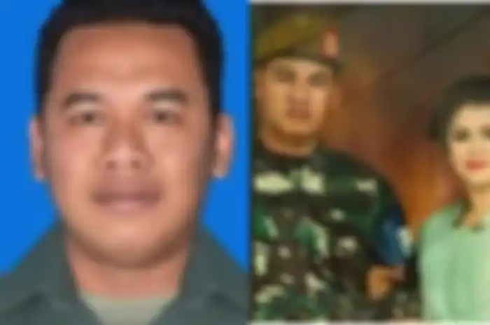 Bripka Muslimin, suami korban penembakan di Semarang yang masih kabur.