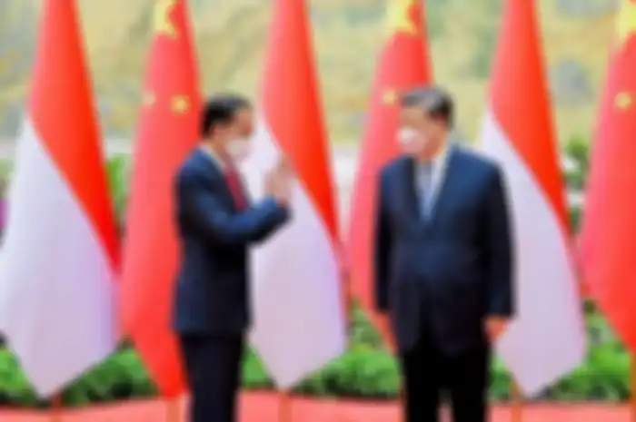 Potret Presiden Jokowi saat bertemu Presiden China XI Jin Ping
