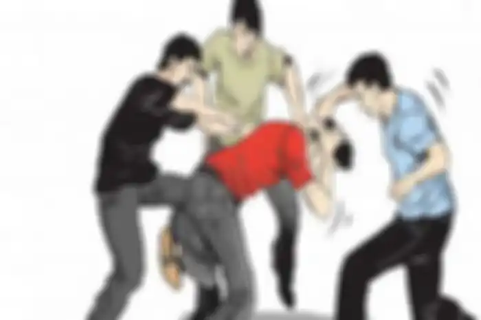Foto ilustrasi pengeroyokan. 