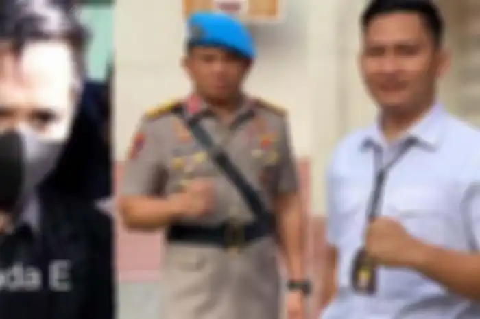 Kolase  foto Bharada E, Ferdy Sambo, dan Brigadir J 