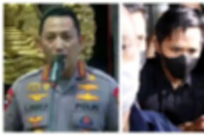 Kolase Foto Kapolri Jenderal Pol Listyo Sigit Prabowo dan Bharada E.