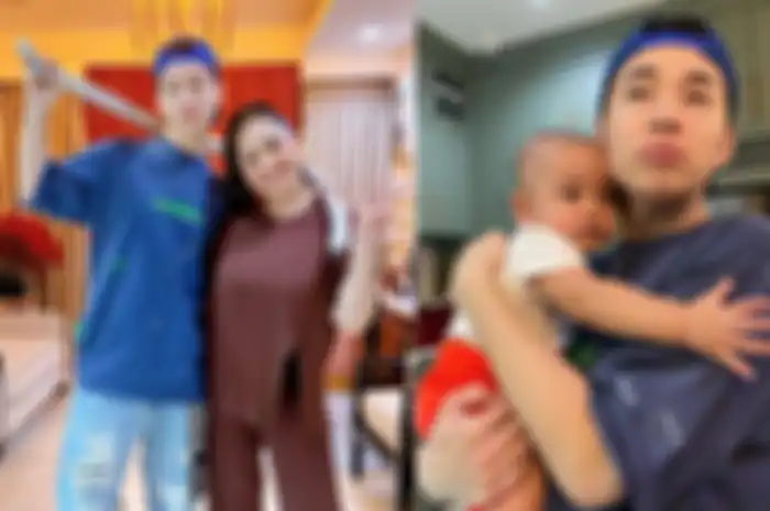 Henry Lau eks Super Junior disuguhi jajanan cimol dan cireng di rumah Raffi Ahmad dan Nagita Slavina.  