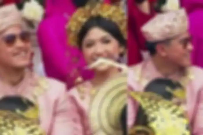 Potret Kaesang Pangarep dan Erina Gudono saat menghadiri upacara pengibaran bendera di Istana Merdeka bersama.