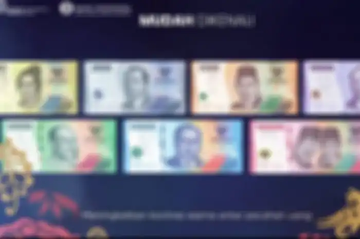 Penampakan uang baru 2022