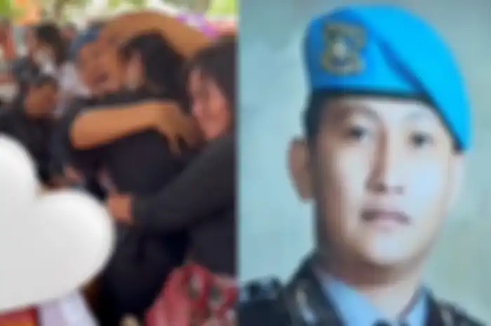 Vera Simanjuntak menangis di pelukan ibu Brigadir J