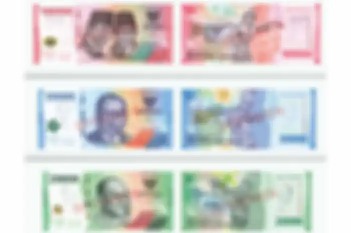 Uang baru yang beredar memiliki desain baru yang terdapat tokoh, pemandangan alam, dan tarian.