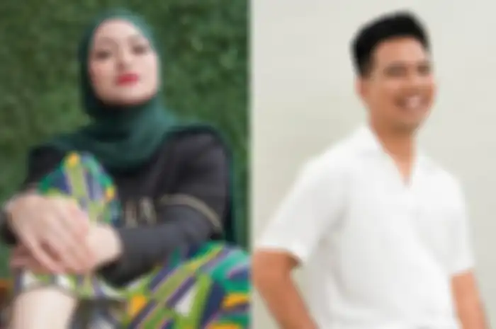Kolase foto Nathalie Holscher dan Frans Faisal 
