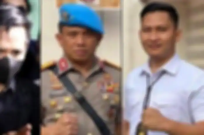 Kolase foto Bharada Eliezer, Ferdy Sambo, dan Brigadir J.