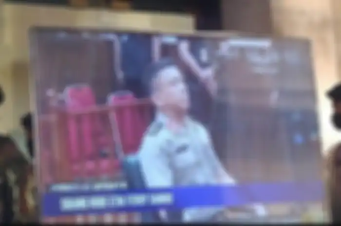 Foto Ferdy Sambo saat menjalani sidang kode etik. 