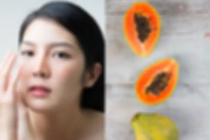Tanpa pakai krim pemutih kini Anda bisa punya wajah cerah dengan bermodalkan sepotong pepaya.