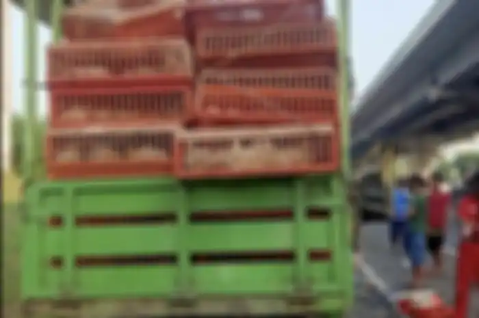 Begini penyebab bus lagi ganti ban ditabrak truk di tol Cikampek. Penumpangnya sampai terjepit. Foto kecelakaan beredar di media sosial.