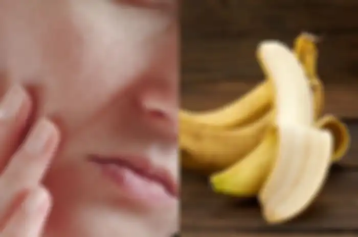 Cara mengecilkan pori-pori wajah besar dengan buah pisang.