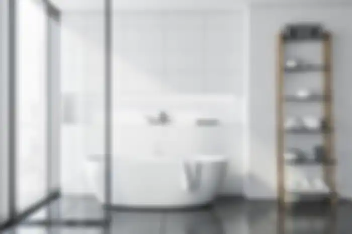 Ilustrasi kamar mandi minimalis.(Shutterstock/ImageFlow) 