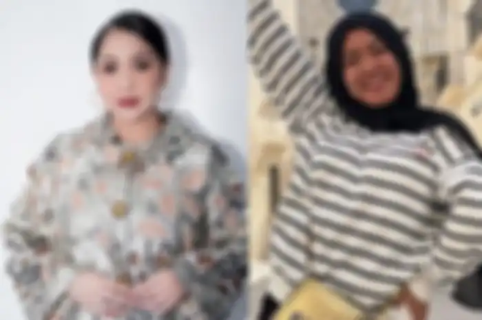  Kolase foto Nagita Slavina dan Mbak Lala.