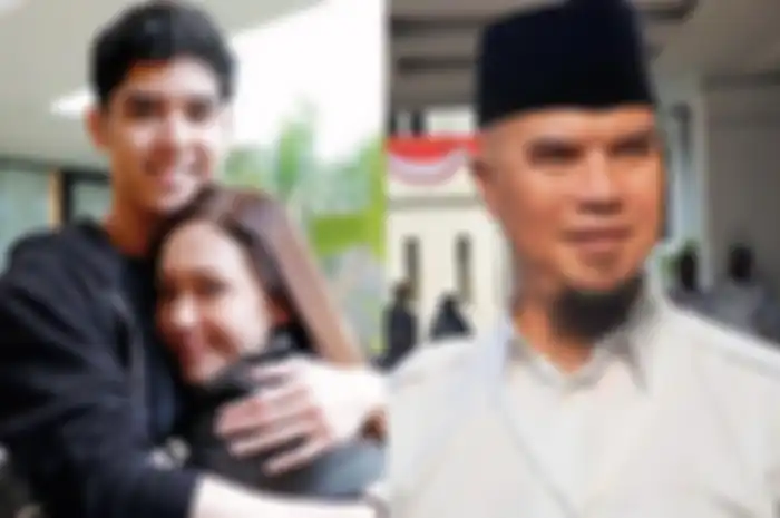 Kolase foto Maia Estianty - Al Ghazali dan Ahmad Dhani 