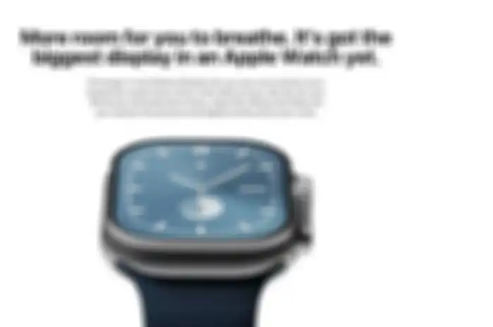 Gambar render Apple Watch Pro
