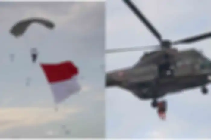 Prajurit Yonko 466 Kopasgat turut serta memeriahkan acara pembukaan Festifal F8 pada Rabu (7/9/2022) kemarin