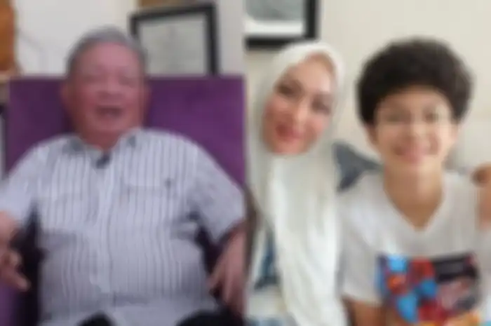 Lucky Sondak, Angelina Sondakh, dan Keanu.