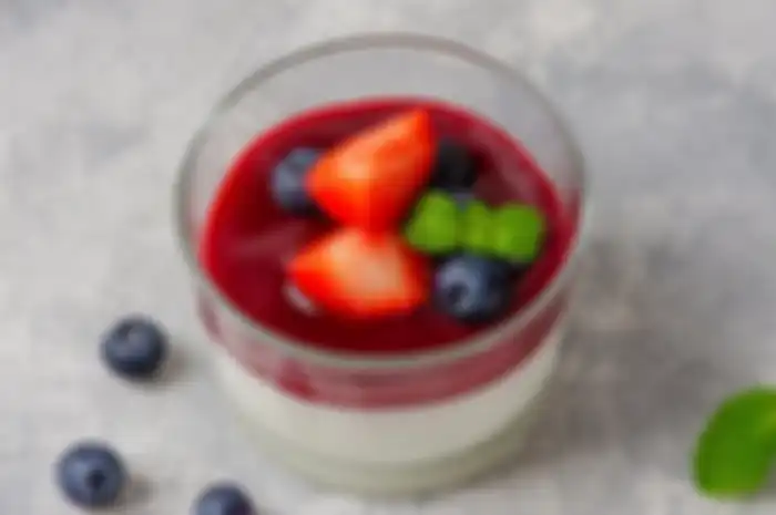 Pannacotta berry
