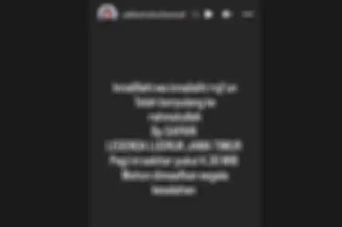 story instagram @cakkartolochannel soal kabar meninggalnya legenda ludruk Jawa Timur cak Sapari 