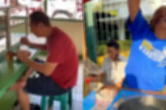 Orang terkaya di Indonesia ini tidak malu makan di pinggir jalan
