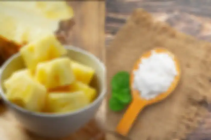 manfaat makan nanas dengan garam 