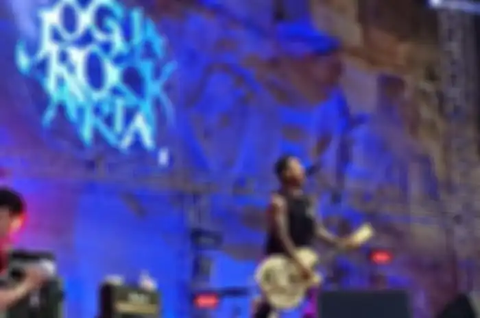 Superman Is Dead tampil di festival musik JogjaROCKarta 2022, Sabtu (24/9).