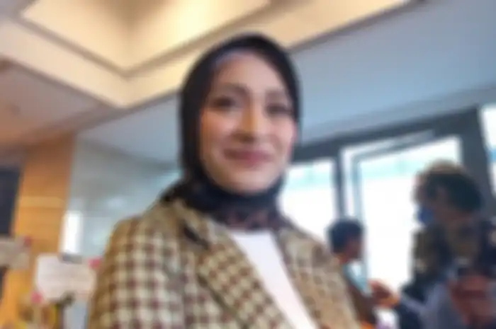 Nathalie Holscher saat ditemui di kawasan Tendean, Jakarta Selatan, Sabtu (24/9/2022).