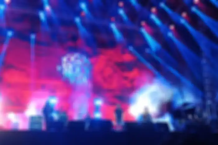 Jamrud jadi penampil penutup JogjaROCKarta 2022 di Tebing Breksi Yogyakarta, Minggu (25/9).