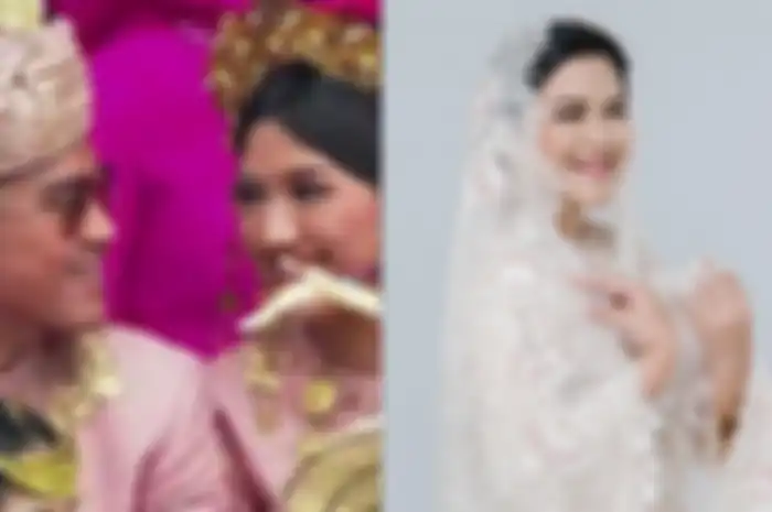 Kolase foto Kaesang Pangarep dan Erina Gudono - Kahiyang Ayu 