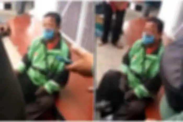 Tangkapan layar driver ojol di Semarang dianiya