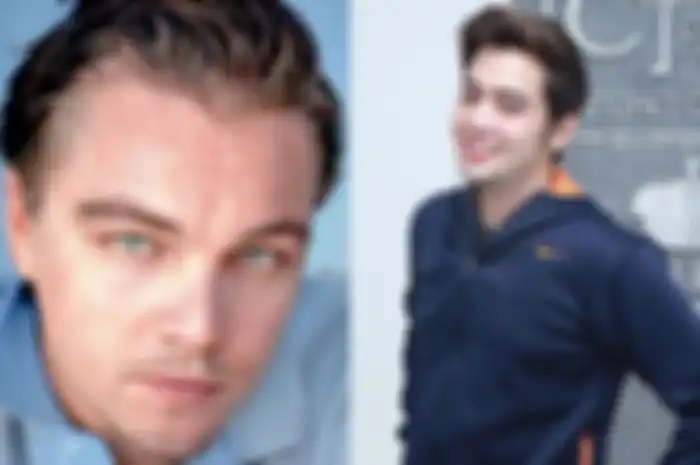 Kolase foto Leonardo DiCaprio dan Kriss Hatta