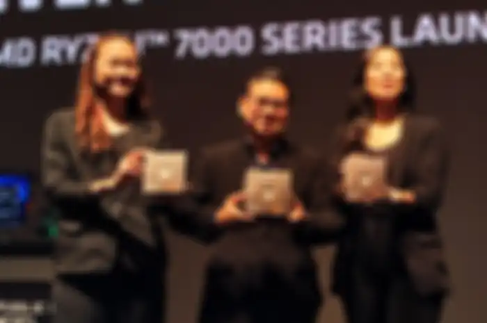 Acara peluncuran prosesor desktop AMD Ryzen 7000 Series di Indonesia, Rabu (28/9).